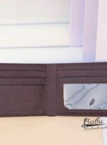 Chocolate Brown Vintage leather wallet, Tuscany Cow leather wallet