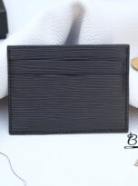 Black Epi leather credit card wallet (2)