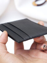 Black Epi leather credit card wallet (5)