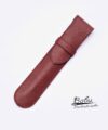 Handmade Alran Sully Leather pen sleeve, Premium Goat leather pen pouch PSC016