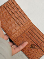 Golden Brown Alligator leather wallet for men