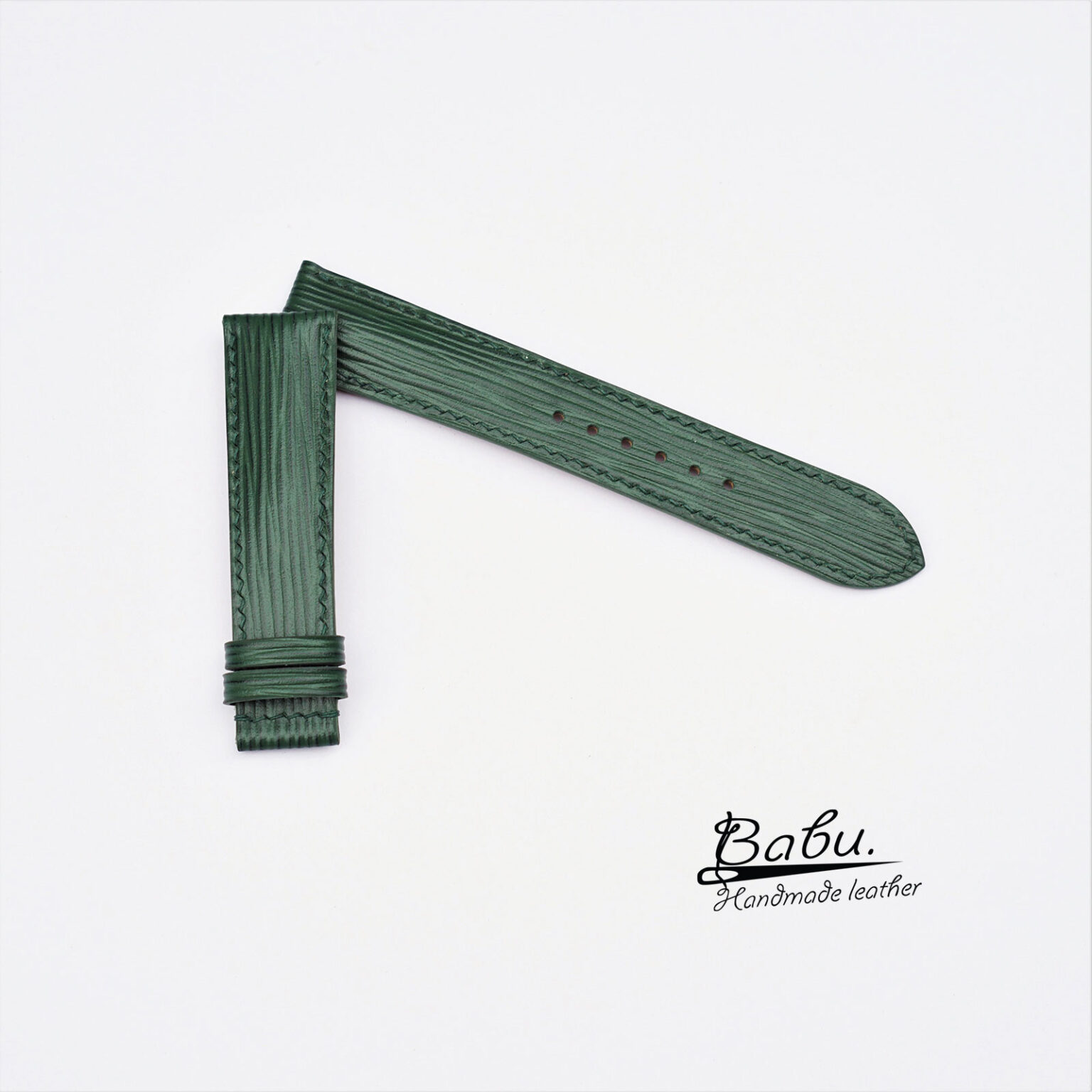 Electric Blue Leather Wrap Belt main image 1