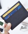 Premium Epi leather Credit Card Holder, Handmade leather card wallet WL139