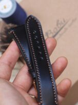 black shell cordovan leather watch band (6)