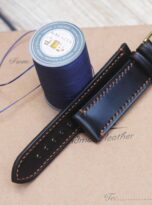 black shell cordovan leather watch band (7)