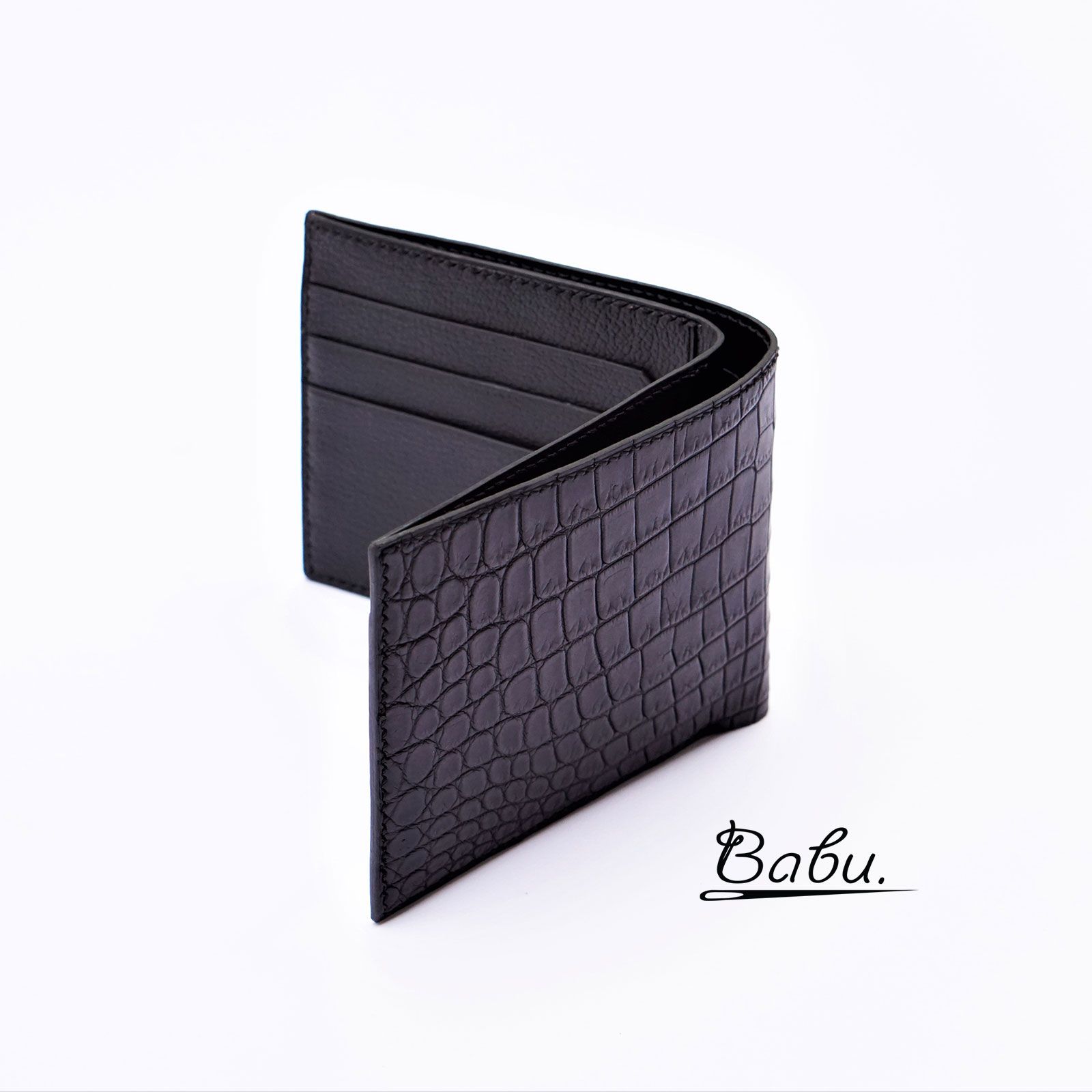 Premium Epi leather wallet, Navy Blue Calf leather wallet WL296