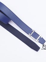 Calf leather bellt handcrafted – Togo leather belt handmade – Epsom leather belt (1)