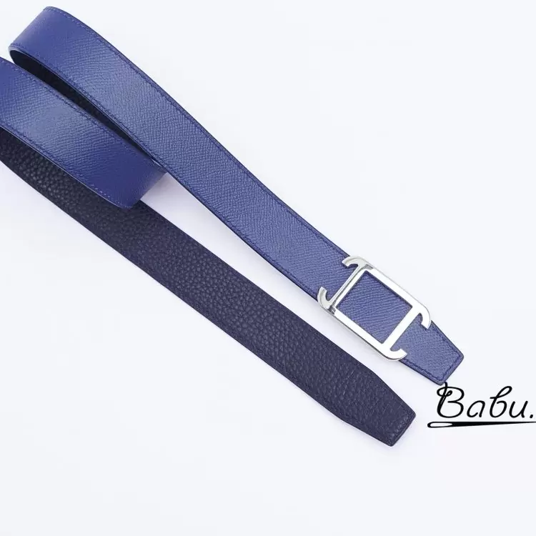 Premium Epi leather belt, Custom leather belt for men LB078