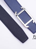 Calf leather bellt handcrafted – Togo leather belt handmade – Epsom leather belt (10)