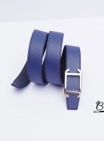 Calf leather bellt handcrafted – Togo leather belt handmade – Epsom leather belt (5)