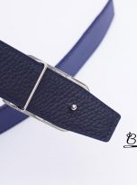 Calf leather bellt handcrafted – Togo leather belt handmade – Epsom leather belt (6)