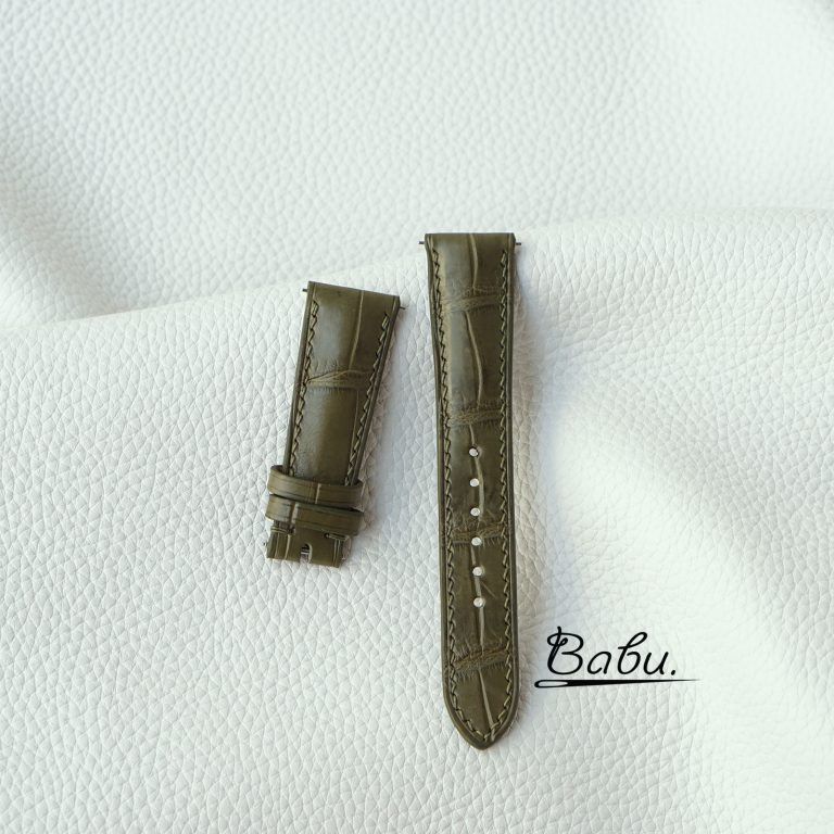 Premium Crocodile leather watch bands hancrafted (9)
