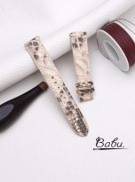 python skin watch straps – exotic leather watch band handcrafted (10)