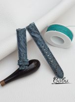 python skin watch straps – exotic leather watch band handcrafted (18)