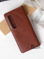 leather phone case handmade for samsung Z fold (3)
