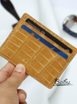 gold coast alligator leather card wallet (6)
