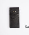 Handmade leather case for MetaVertu, Black Nappa leather phone case PHL023