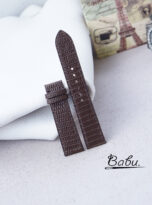 dark brown lizard watch band quick release (1)