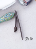 dark brown lizard watch band quick release (4)