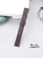 dark brown lizard watch band quick release (5)
