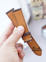 dark brown lizard watch band quick release (7)