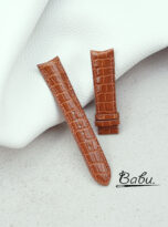 handmade curved end watch strap alligator leather (6)