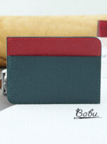 Epsom calf leather card wallet Christmas (4)