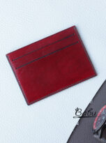 vegetable tanned cow leather card wallet (2)