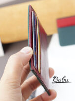 vegetable tanned cow leather card wallet (4)