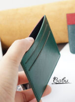 vegetable tanned cow leather card wallet (5)