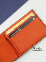 Green Alligator leather money clip handmade (5)