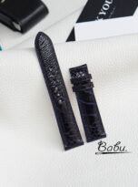 Deep blue ostrich watch band handcrafted (2)