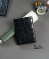 Alligator leather bifold wallet, Handmade Alligator wallet for men WL321