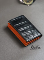 black alligator wallet – premium crocodile leather wallet for men (6)