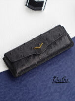 ostrich leather case for vertu signature in black (2)