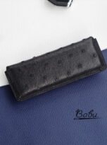 ostrich leather case for vertu signature in black (3)