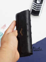 ostrich leather case for vertu signature in black (4)