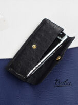 ostrich leather case for vertu signature in black (5)