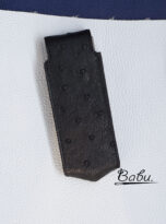 black ostrich body leather case pouch for vertu (5)