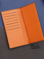 dark green alligator leather long wallet handmade (3)