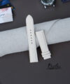 Swift calf leather watch strap with Quick release pins in Off-White CSW315