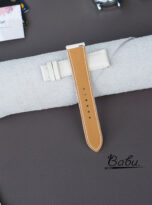 cream white Swift calf leather watch strap with quick release spring bars (2)