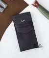 Black Calf leather case for MetaVertu, MetaVertu 2, Togo leather phone case PHL027
