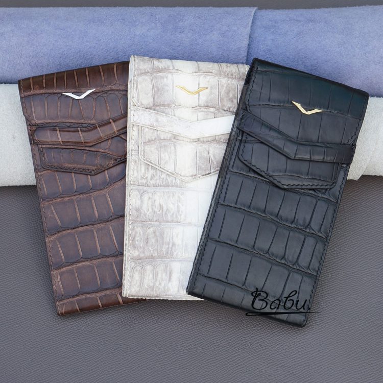 MetaVertu Alligator leather case handmade PHL028