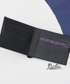 Handmade Alligator leather wallet, Black Alligator bifold wallet WL325