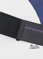 Black Alligator leather wallet – Crocodile wallet handcrafted for men (4)