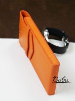 Orange Swift calf leather case for METAVERTU (1)
