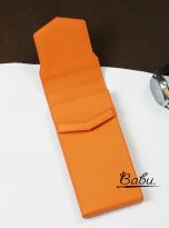 Orange Swift calf leather case for METAVERTU (5)