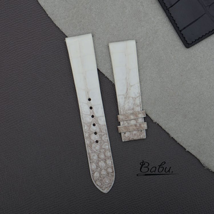 Himalayan Alligator watch band with Quick release bars SW316