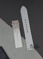 Himalayan Alligator leather watch strap handmade with Quick release pins (3)